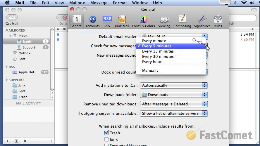 att email settings for mac mail
